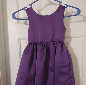 Formal purple girl's dress